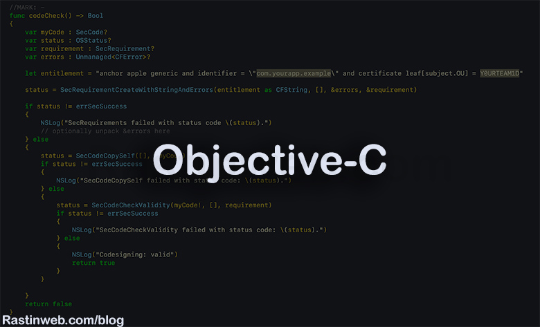 Objective-C زبانی مناسب برای بازی سازی